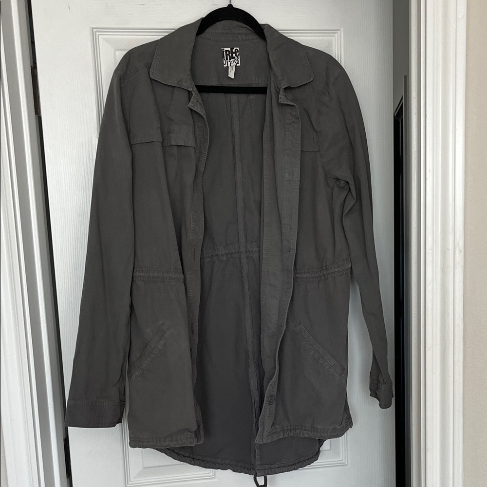 free press Gray Utility Jacket